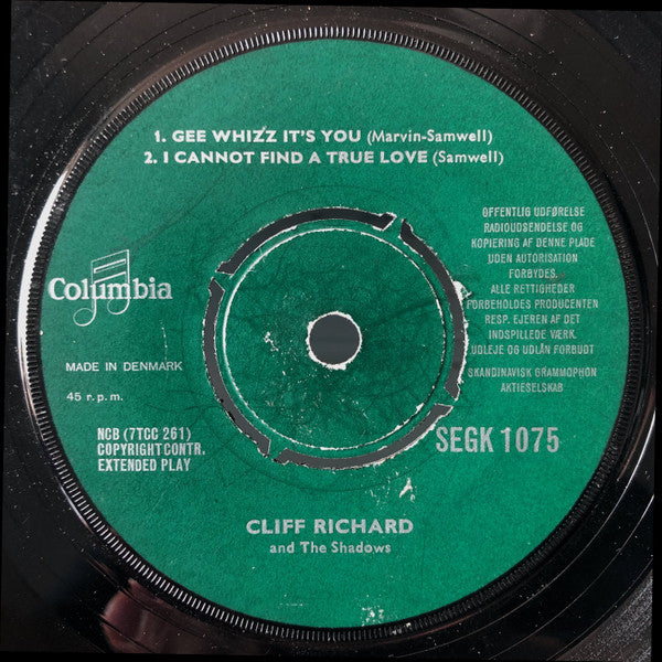 Cliff Richard : Theme For A Dream  (7", EP)