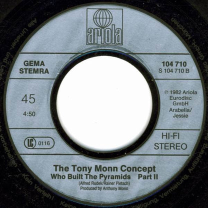 The Tony Monn Concept : Who Built The Pyramids (7", Single)