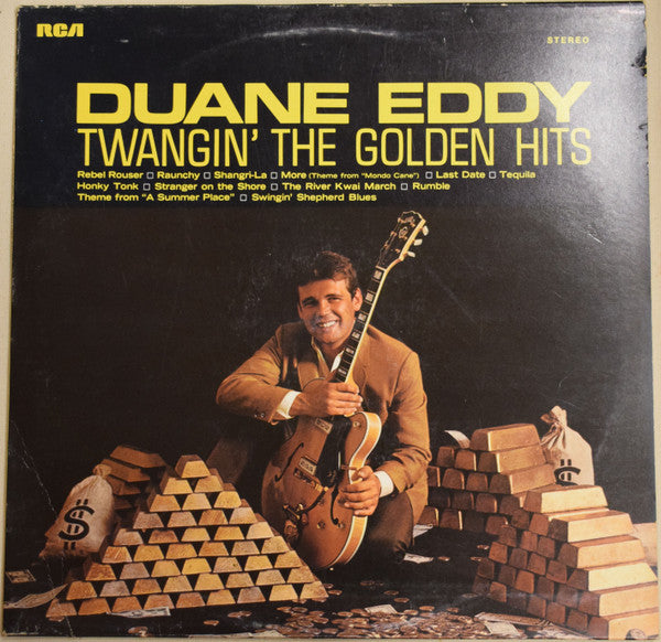 Duane Eddy : Twangin' The Golden Hits (LP, Album, Mono, RE)