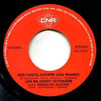 Jan en Geert Huyskens m.m.v. Rosewater Jazzband : Des Vasteloavend (7", Single)