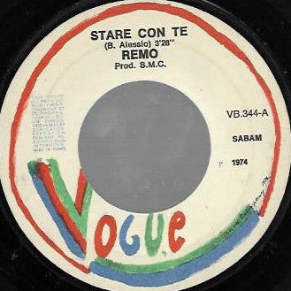 Remo (21) : Stare Con Te (7", Single)