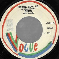 Remo (21) : Stare Con Te (7", Single)