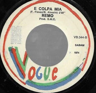 Remo (21) : Stare Con Te (7", Single)