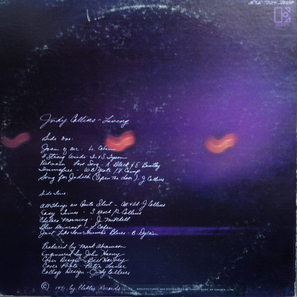 Judy Collins : Living (LP, Album, Gat)
