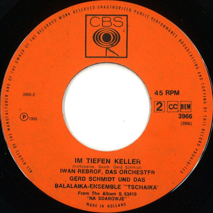 Ivan Rebroff : Der Trunkene Pope / Im Tiefen Keller (7", Single)