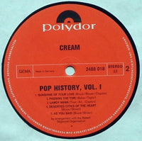 Cream (2) : Pop History Vol. 1 (2xLP, Comp, Gat)