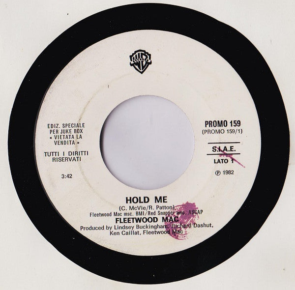 Fleetwood Mac / Jackson Browne : Hold Me / Somebody's Baby (7", Jukebox)