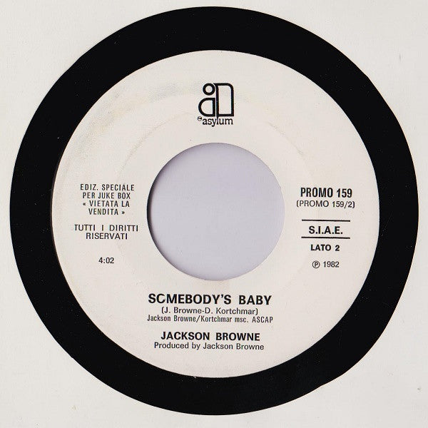 Fleetwood Mac / Jackson Browne : Hold Me / Somebody's Baby (7", Jukebox)