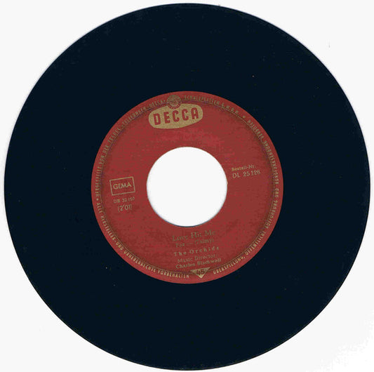 The Orchids (3) : Love Hit Me (7", Single)