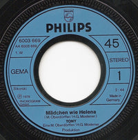 Tony (9) : Mädchen Wie Helena (7", Single)