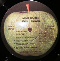 John Lennon : Mind Games (LP, Album, Win)