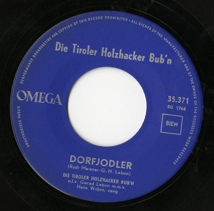 Die Holzhacker o.l.v. Gerard Lebon met rang van Carla Remy en Hans Wiljon : Dingel-Daungel-Hans / Dorfjodler (7", Single)