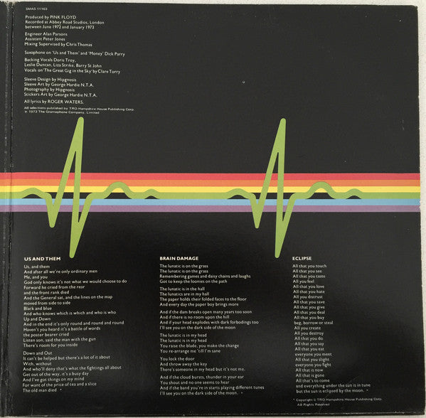 Pink Floyd : The Dark Side Of The Moon (LP, Album, RP, Los)
