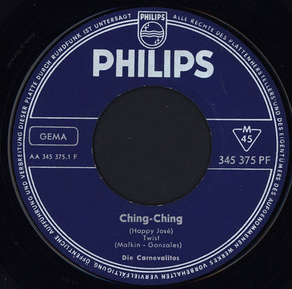 Los Carnevalitos : Ching-Ching (7", Single)