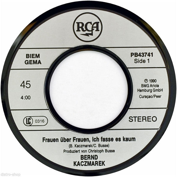 Bernd Kaczmarek : Frauen Über Frauen, Ich Fasse Es Kaum / Wien (7", Single)
