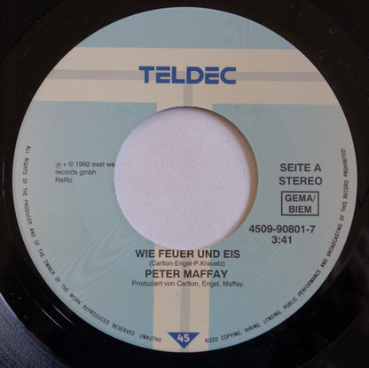 Peter Maffay : Wie Feuer Und Eis (7", Single)