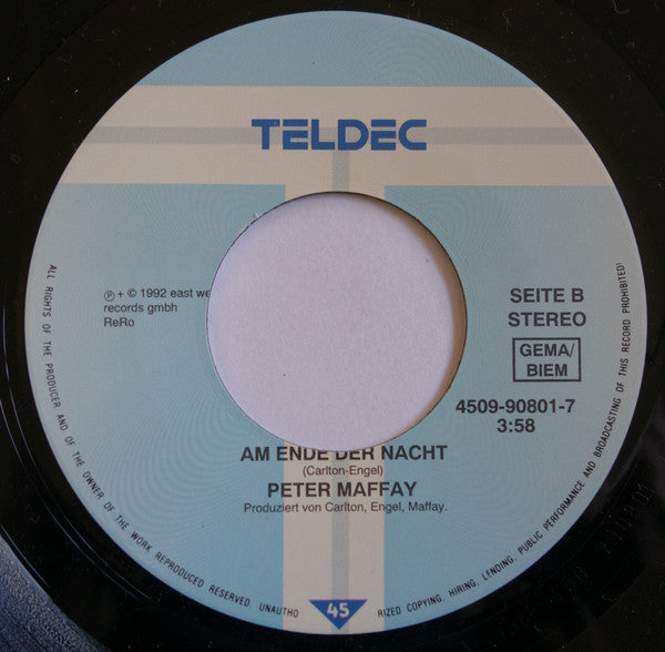 Peter Maffay : Wie Feuer Und Eis (7", Single)