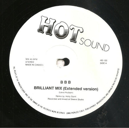 B B B, DHJO : BRILLIANT MIX + EXPENSIVE MIX (12", Maxi)