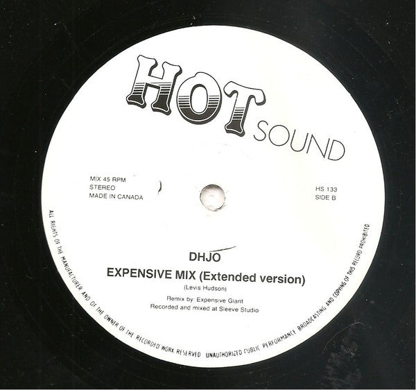 B B B, DHJO : BRILLIANT MIX + EXPENSIVE MIX (12", Maxi)