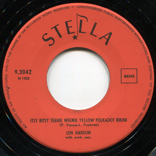 Len Dardon : Itsy Bitsy Teenie Weenie Yellow Polkadot Bikini (7")