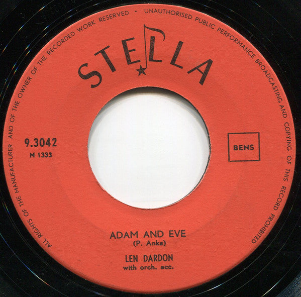 Len Dardon : Itsy Bitsy Teenie Weenie Yellow Polkadot Bikini (7")