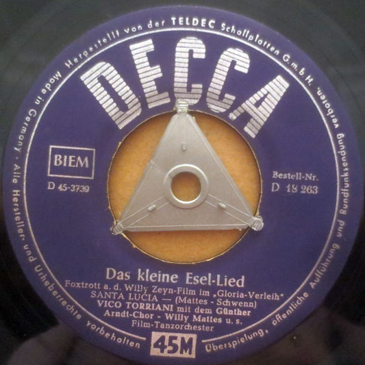 Vico Torriani : Das Kleine Esel-Lied / Liebst Du Mich? (7", Single)