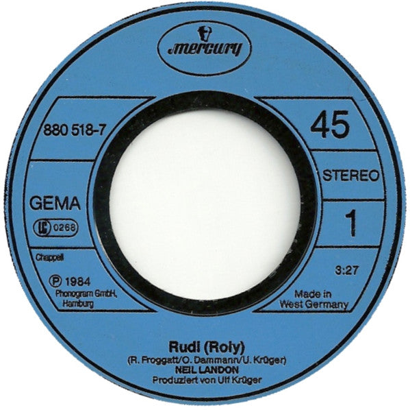 Neil Landon : Rudi (Roly) (7", Single)
