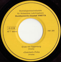 Mundharmonika-Quartett Vinetta : Stanser Gesellen Quartett (7")