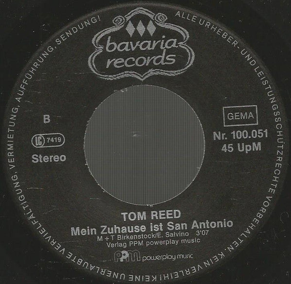 Tom Reed (9) : Morgenrot / Mein Zuhaus Ist San Antonio (7", Single)