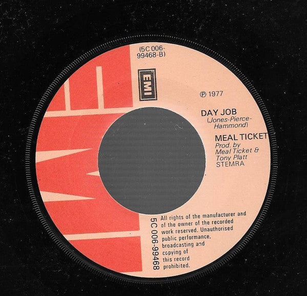 Meal Ticket (2) : Out Of The Blue (7", Single)