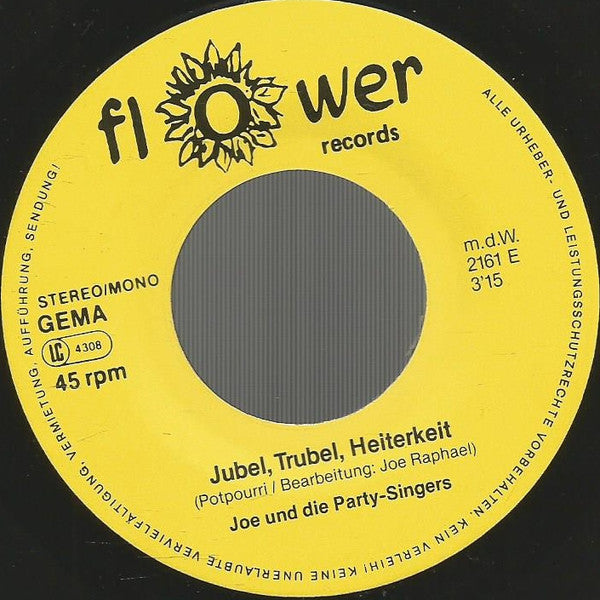 Joe Raphael Und Die Party-Singers : Jubel, Trubel, Heiterkeit (7", Single)