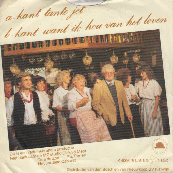 Johnny Jordaan : Tante Jet (7", Single)