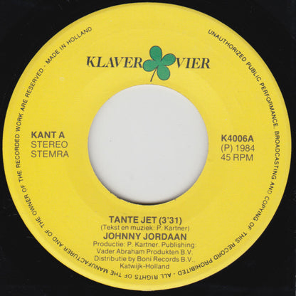 Johnny Jordaan : Tante Jet (7", Single)