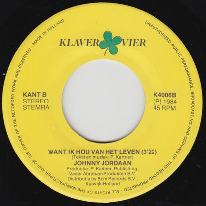 Johnny Jordaan : Tante Jet (7", Single)