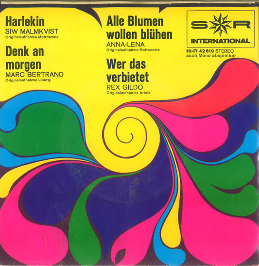 Various : Harlekin / Denk An Morgen / Alle Blumen Wollen Blühen / Wer Das Verbietet (7", EP, Mono)