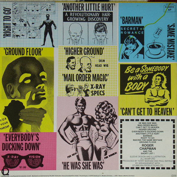 Roger Chapman And The Shortlist : Mail Order Magic (LP, Album)