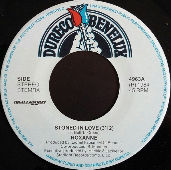 Roxanne (9) : Stoned In Love (7", Single)