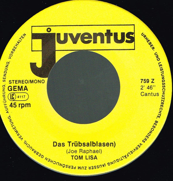 Tom Lisa : Dicke Männer Sind Gemütlich (7", Single)