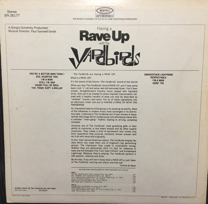 The Yardbirds : Having A Rave Up With The Yardbirds (LP, Album)