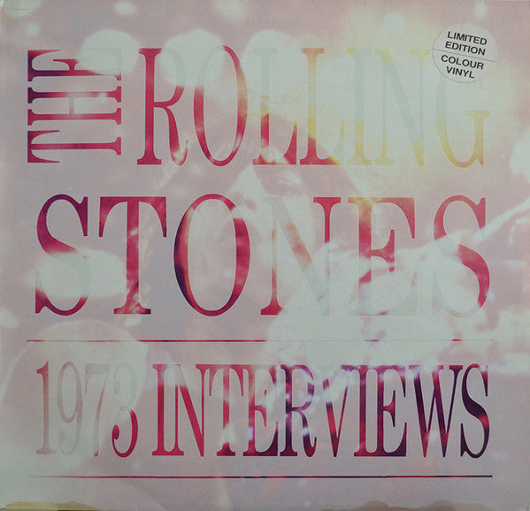 The Rolling Stones : 1973 Interviews (12", Ltd, Unofficial, Blu)