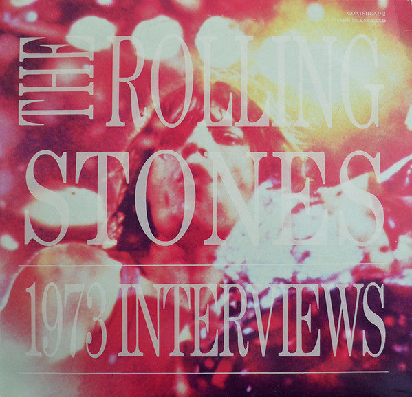 The Rolling Stones : 1973 Interviews (12", Ltd, Unofficial, Blu)