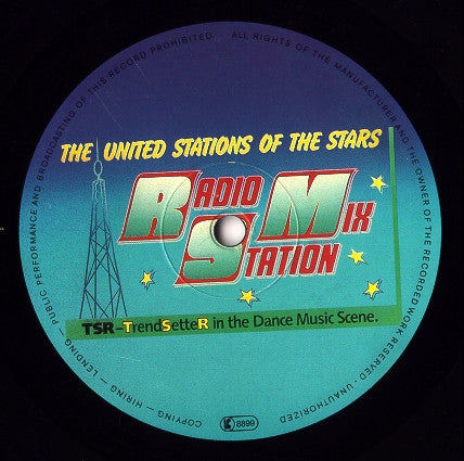 Various : The United Stations Of The Stars - Radio Mix Station (12", Mixed, Smplr)