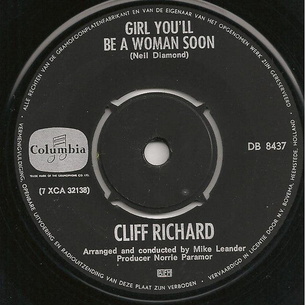Cliff Richard : I'll Love You Forever Today (7", Single)