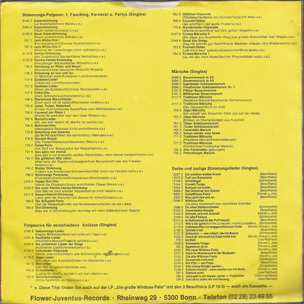 Joe Raphael Und Die Party-Singers : Walzer Stimmung (7", Single)