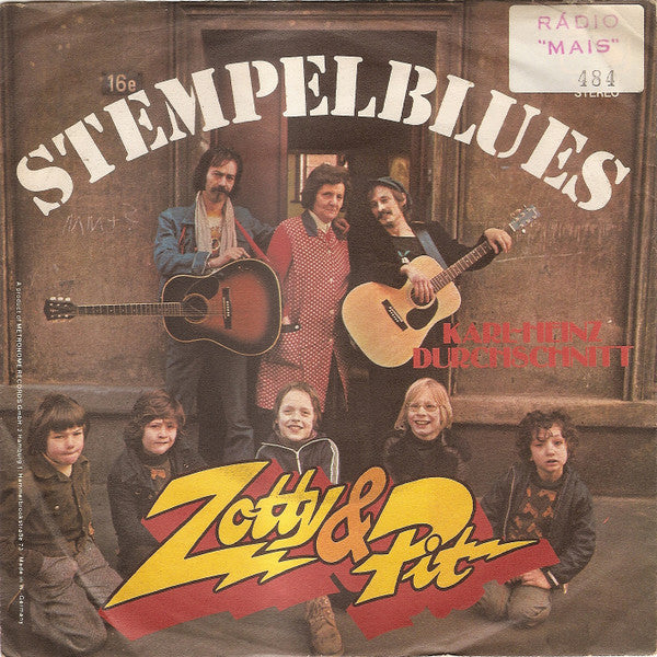 Zotty & Pit : Stempelblues (7", Single)