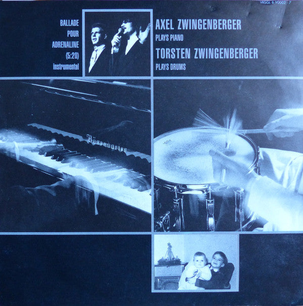 Axel Zwingenberger And  Champion Jack Dupree Feat. Torsten Zwingenberger : Ballade Pour Adrenaline / Jack's Boogie Woogie (7", Single)