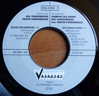 Axel Zwingenberger And  Champion Jack Dupree Feat. Torsten Zwingenberger : Ballade Pour Adrenaline / Jack's Boogie Woogie (7", Single)