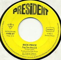 Rick Price (4) : Top Ten Record / Beautiful Sally (7", Single)