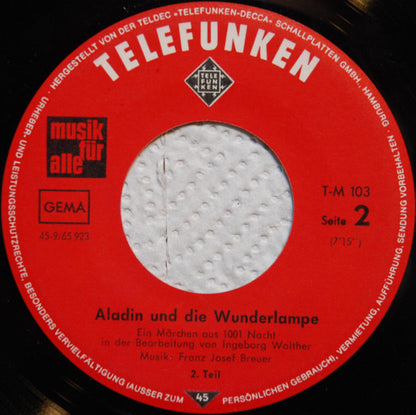 Various : Aladin Und Die Wunderlampe (7")