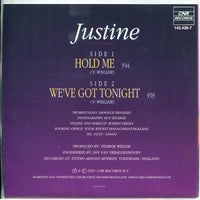 Justine Pelmelay : Hold Me (7", Single)